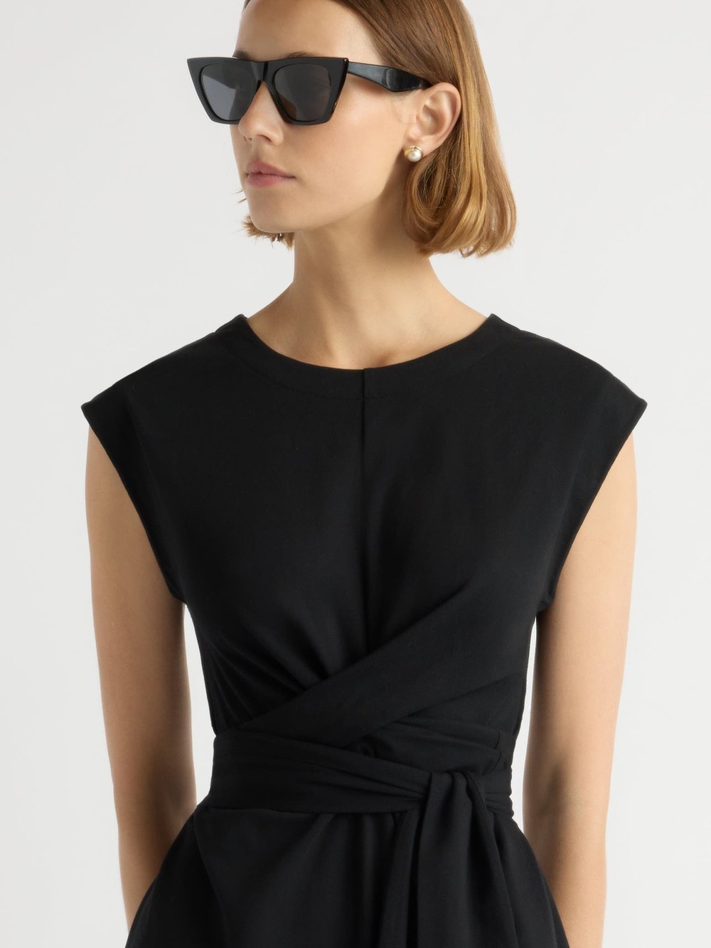 Modern Citizen - Fei Tie-Front Organic Cotton Dress XS